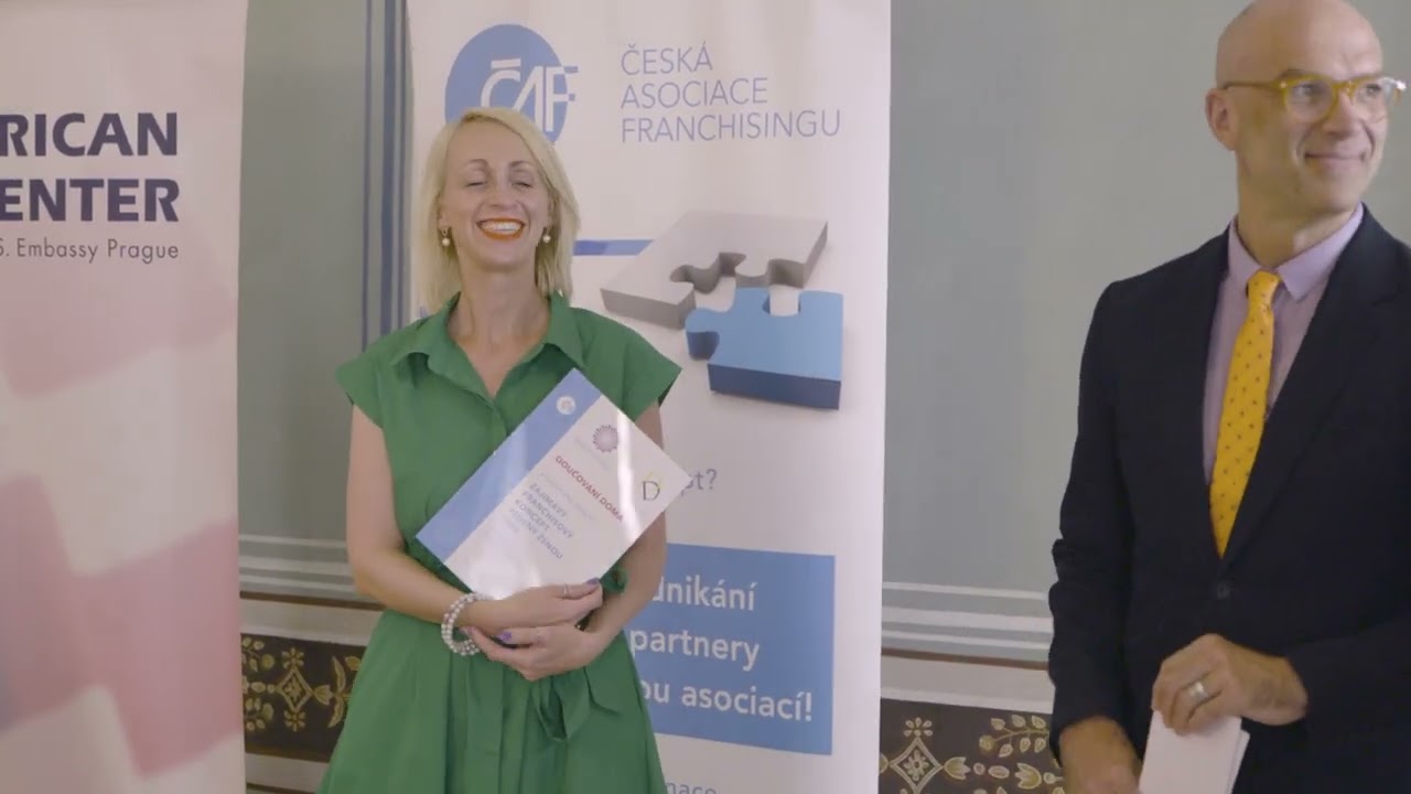 Předávání cen soutěže Franchisa roku 2022